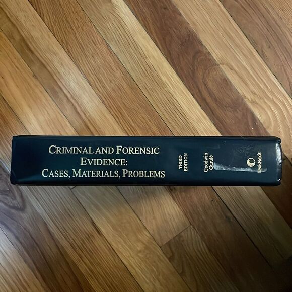 Criminal and Forensic Evidence: Cases, Materials, Problems 3rd Edition Hardcover - Picture 5 of 5